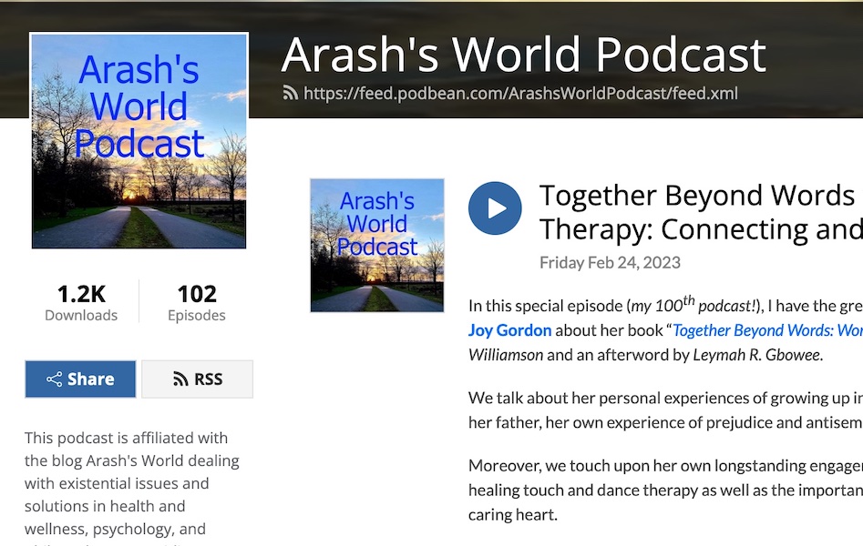 Arash's World Podcast about Together Beyond Words