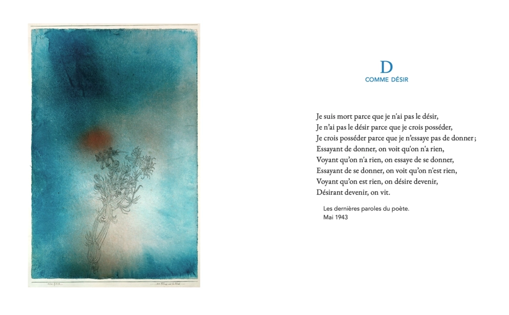 D comme Désir, anthologie de René Daumal à la lumière de Paul Klee